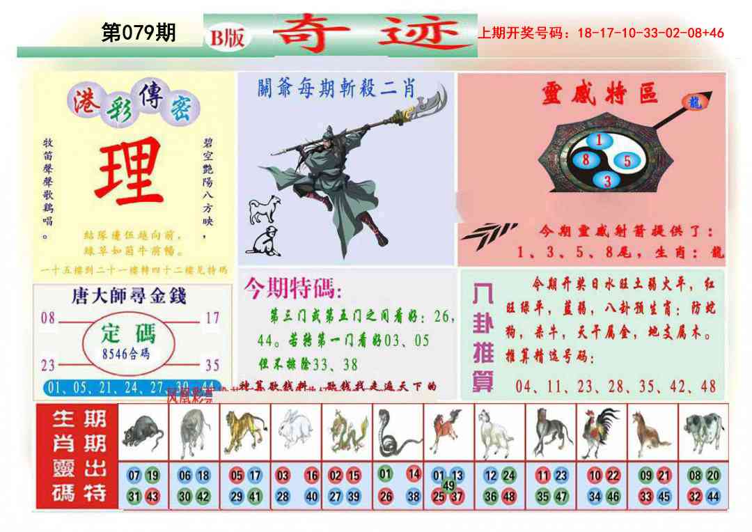 079期九龍奇迹B(推荐)[图]